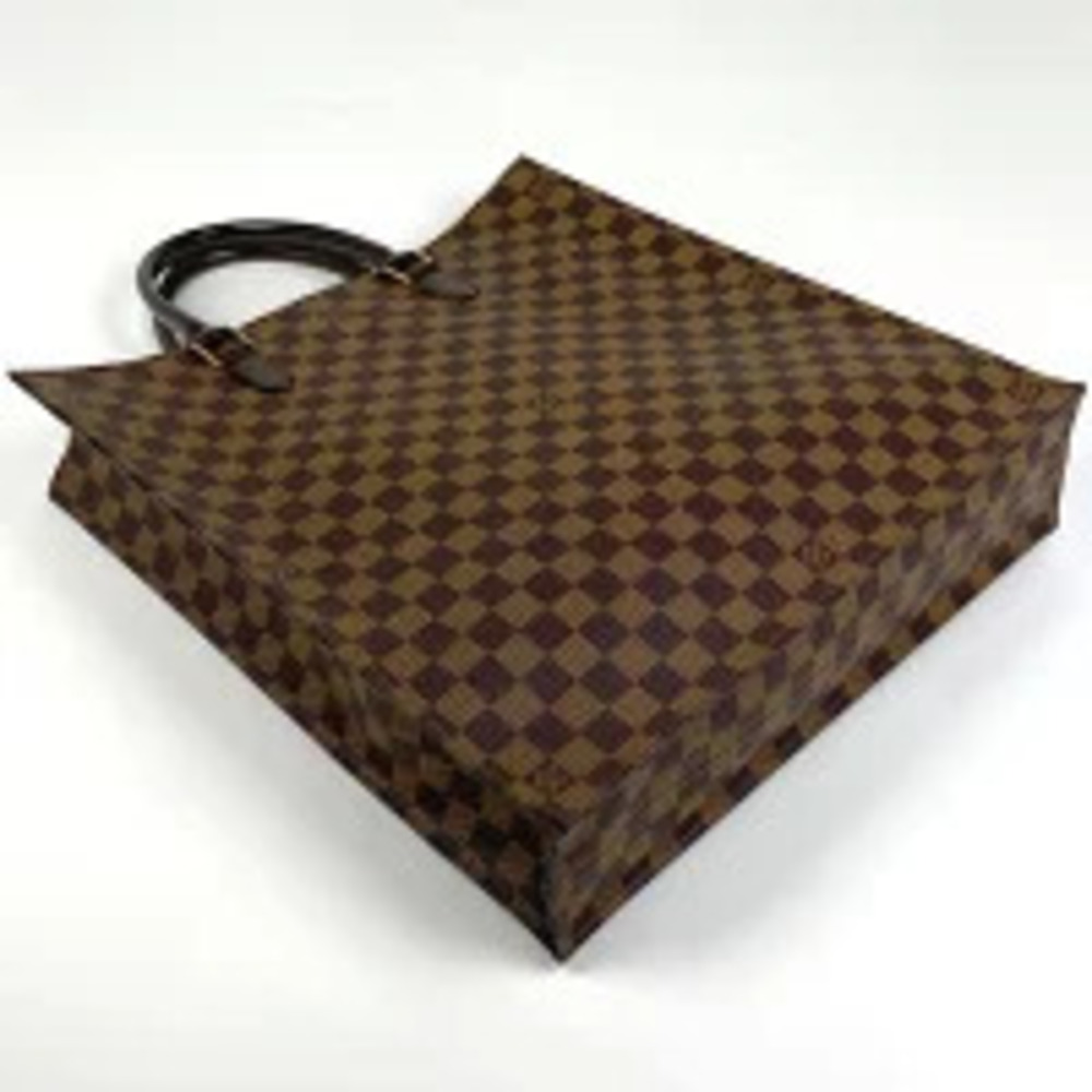 Louis Vuitton Damier Plat Tote Sac Handbag Brown Bag